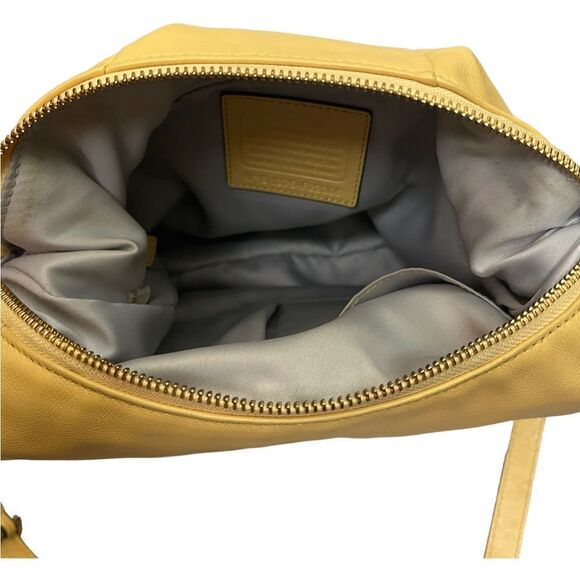 Coach Kristin F22306 in Buttercup Leather Crossbody/Shoulder Bag w/Gold Fittings - Picture 10 of 13